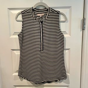 Banana Republic - Navy & Cream Blouse